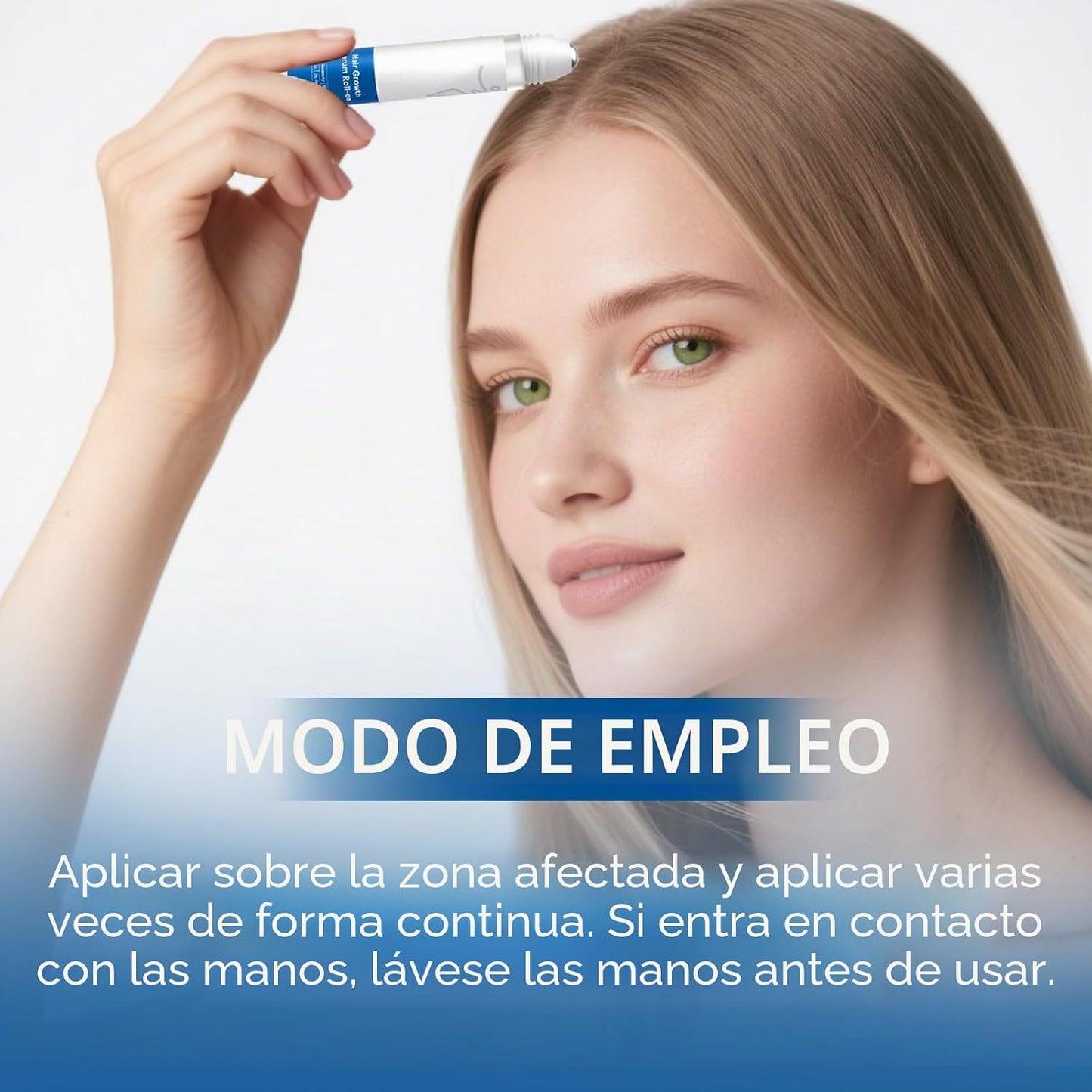 SÉRUM CAPILAR CON ROLLER PARA EL CRECIMIENTO DEL CABELLO