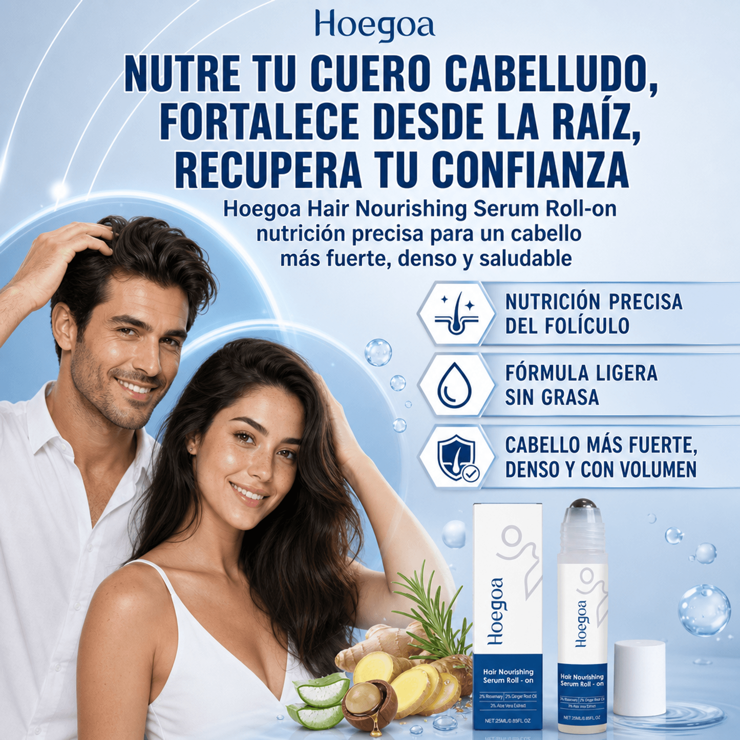SÉRUM CAPILAR CON ROLLER PARA EL CRECIMIENTO DEL CABELLO